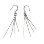 Orecchini quattro fili lucidi - KLK