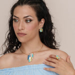 Orecchini rettangoli sovrapposti - KLK