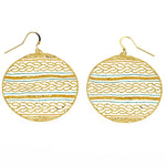 Orecchini ricamo catena smaltati - KLK