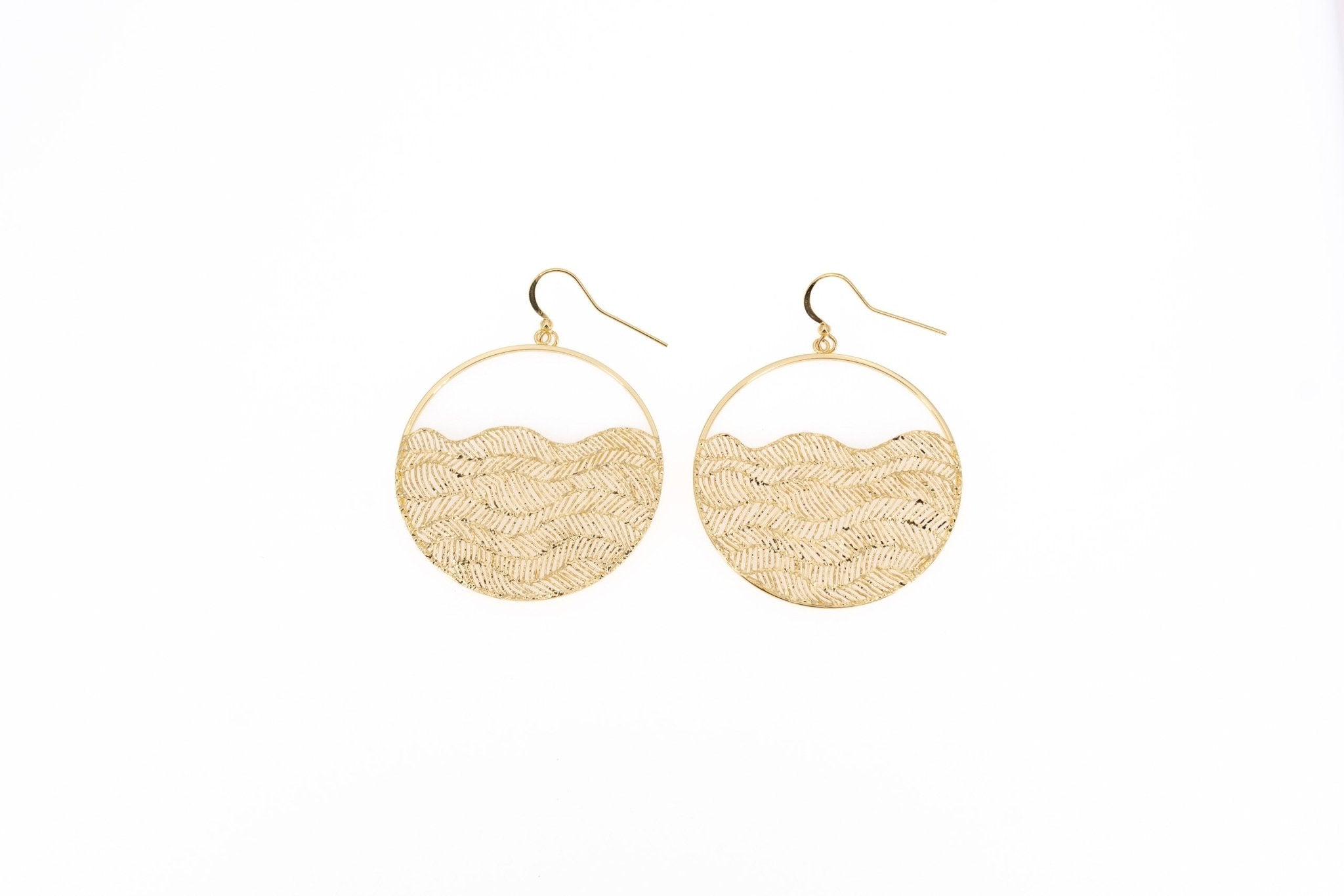 Orecchini ricamo onde - KLK