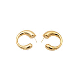 Orecchini semicerchio bombato 31 mm - KLK