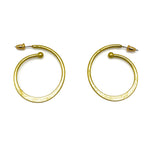 Orecchini semicerchio spirale - KLK