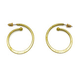 Orecchini semicerchio spirale - KLK