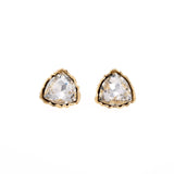 Orecchini triangolo cristallo - KLK