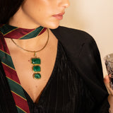 Girocollo malachite