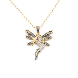 Collana lunga oro ninfa