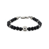 Bracciale uomo onice nero