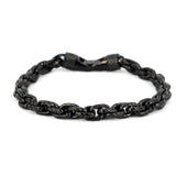 Bracciale uomo catena nera