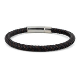 Bracciale torchon marrone nero