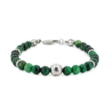 Bracciale uomo occhio tigre verde