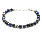 Lapis lazuli men's bracelet