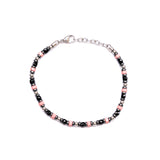 Bracciale tubini onice e agata