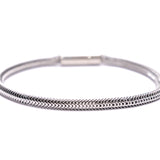 Bracciale acciaio coda di topo