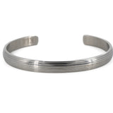 Bracciale uomo aperto rigato