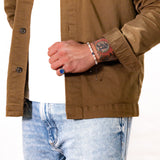 Anello uomo quadrato lapis