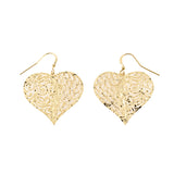 Double Filigree Heart Earrings