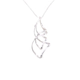 Collana lunga spirale