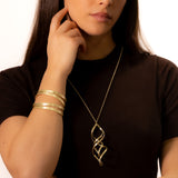 Collana lunga spirale