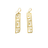 Orecchini pendenti geometrici