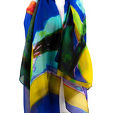 Sciarpa seta multi color