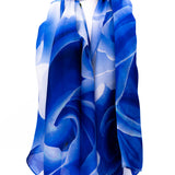 Silk scarf with little roses