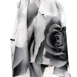 Silk scarf with little roses