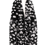 Small spotted silk scarf
