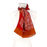 Mosaic silk scarf