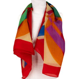 Foulard seta rombi