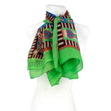 Foulard seta rosone