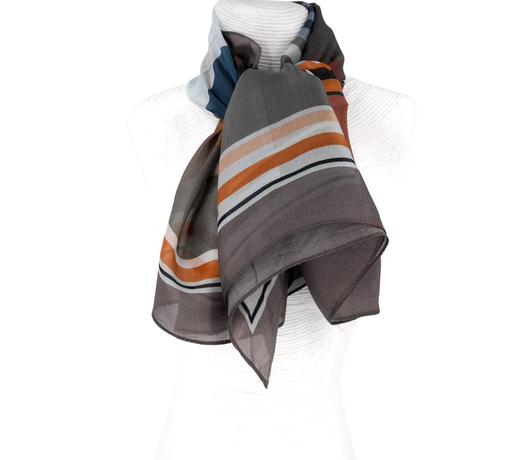 Foulard seta geometrico