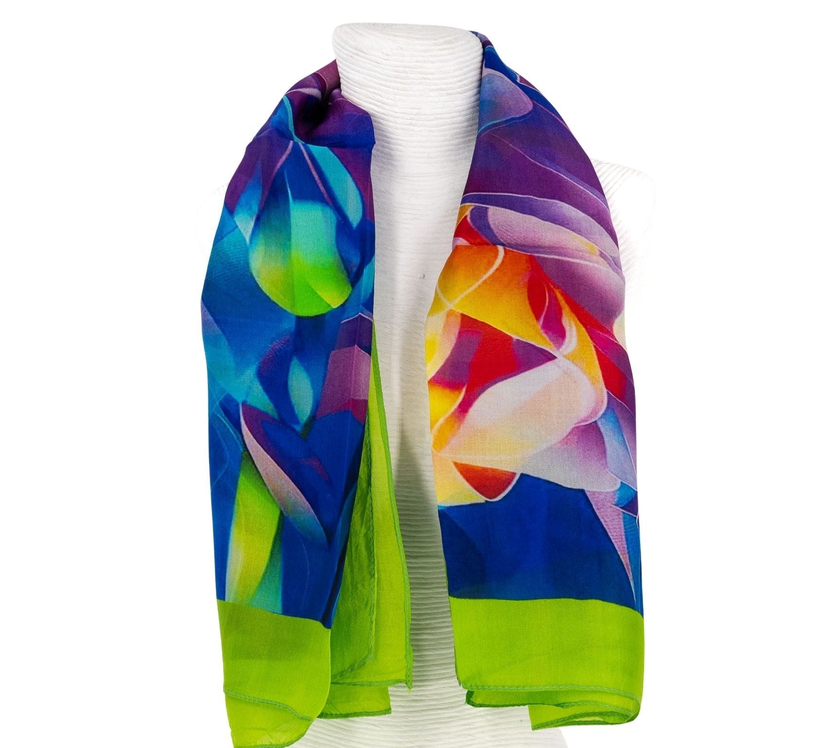 Foulard seta fiori