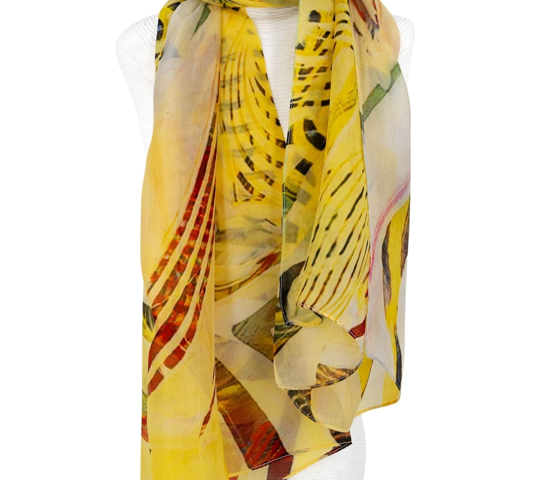 Sciarpa seta zebrata