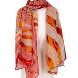 Sciarpa seta zebrata