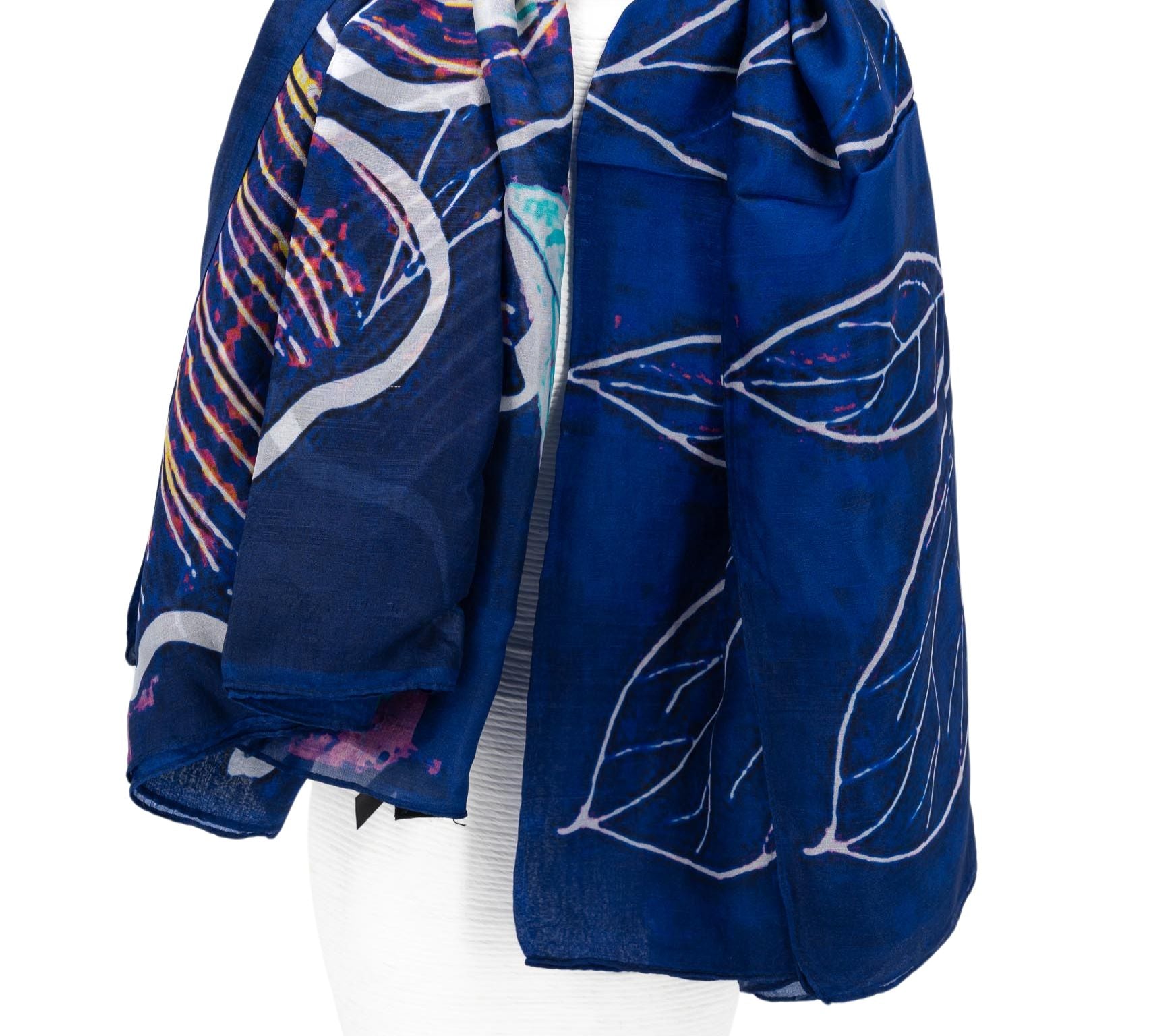 Sciarpa grande seta fiori