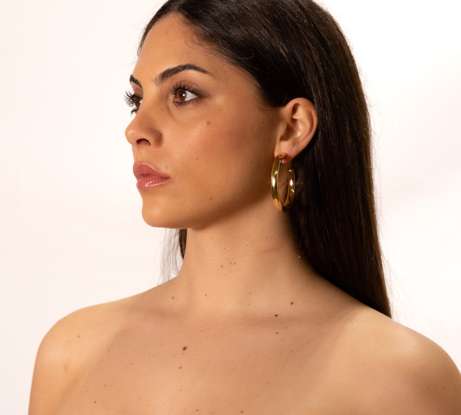 Orecchini semicerchio 50 mm