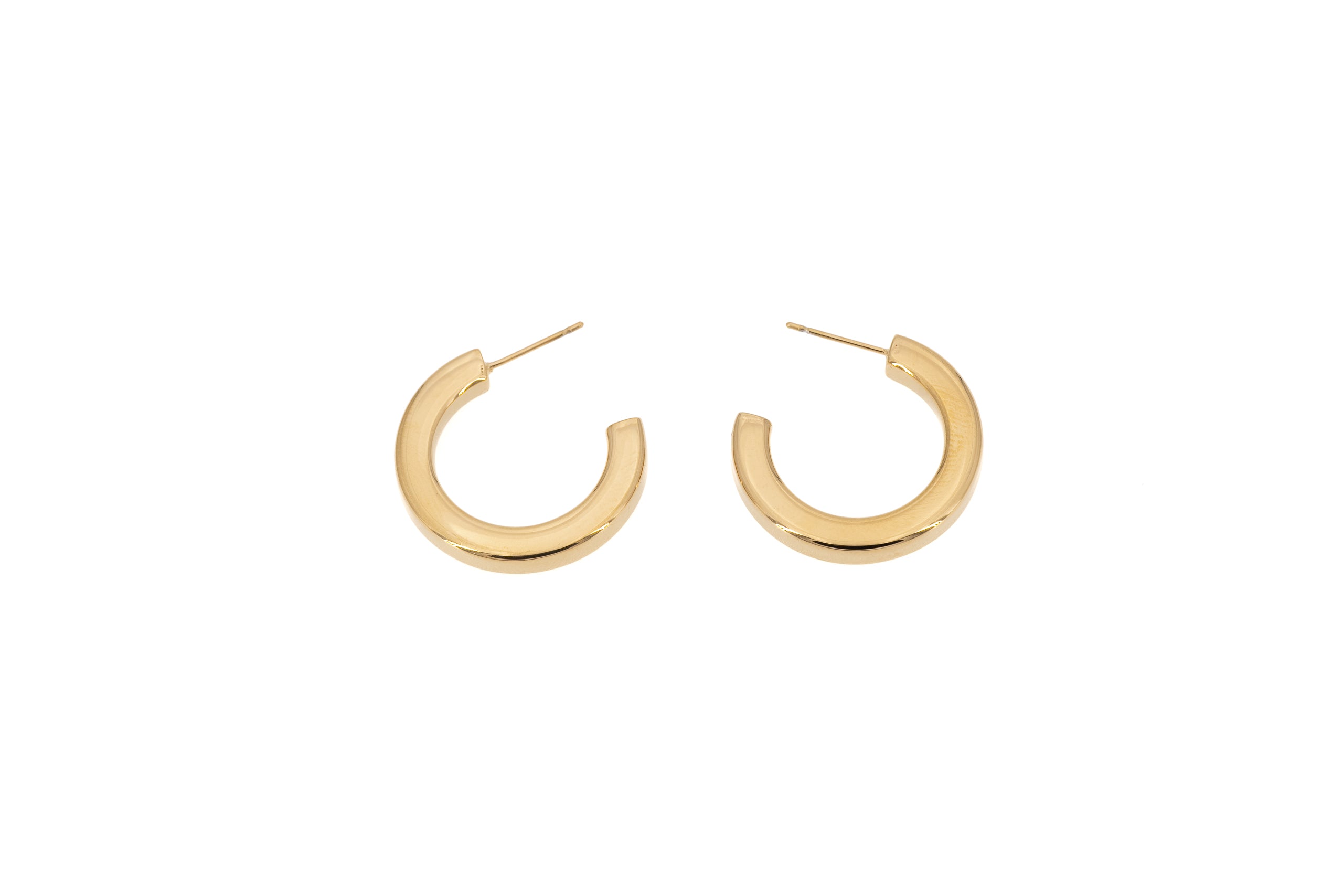 Semicircle earrings 25 mm