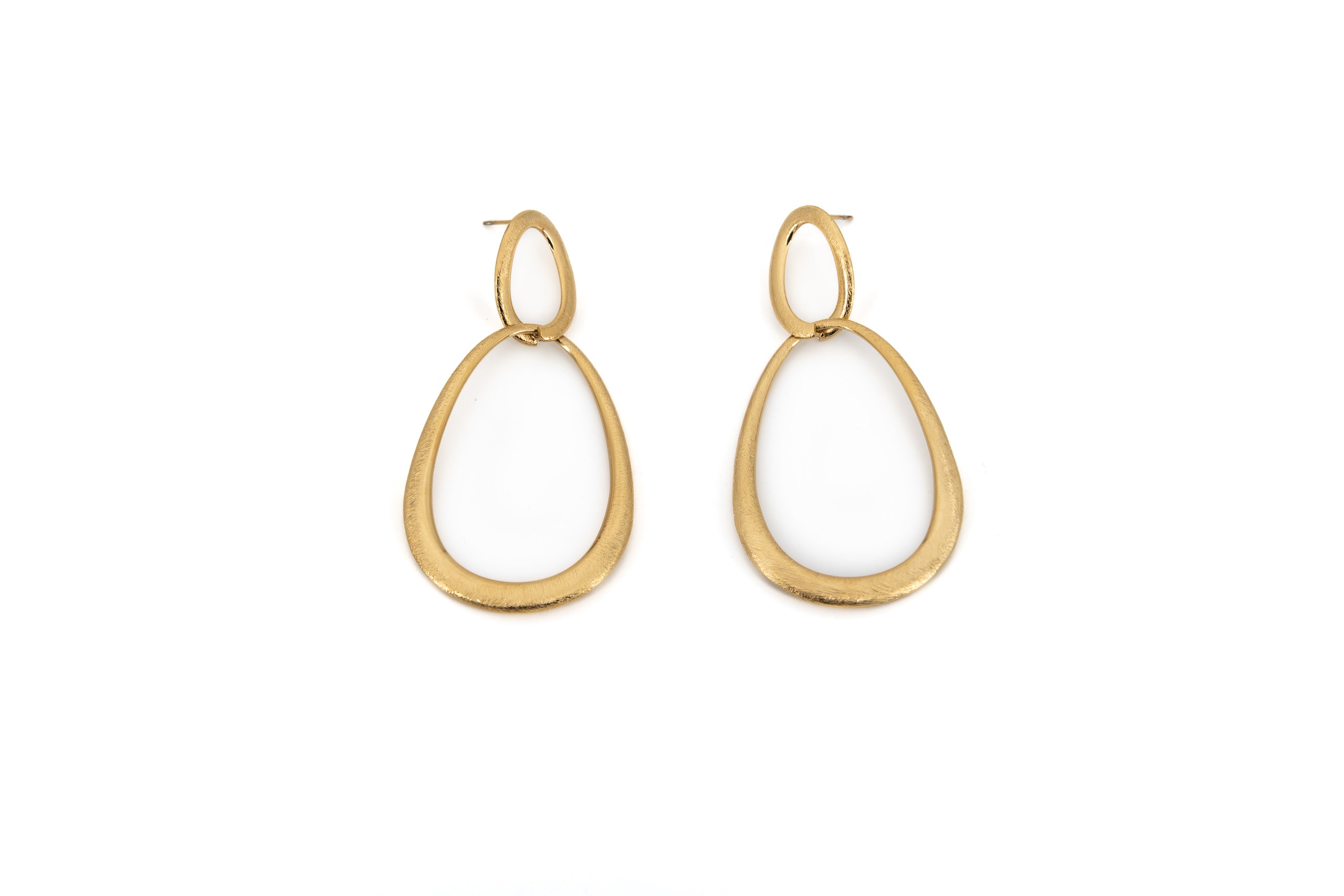 Orecchini doppio ovale