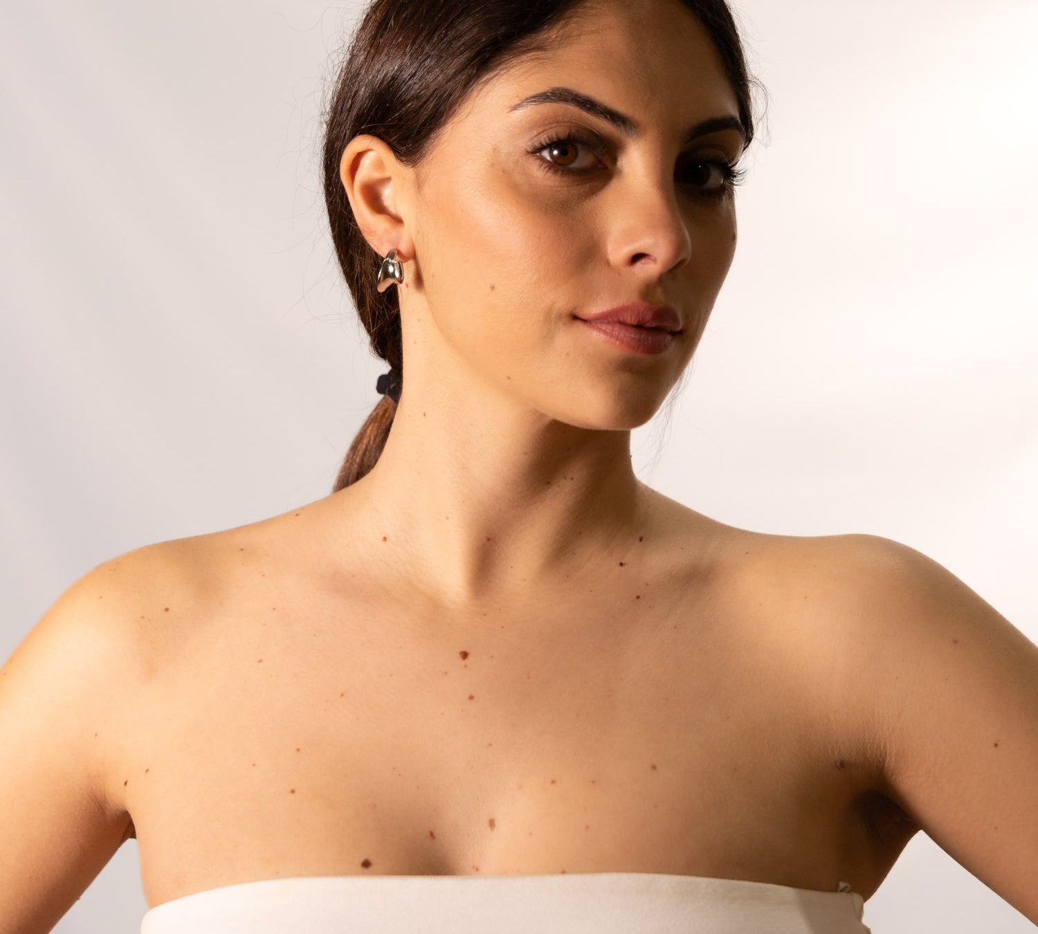 Orecchini cappio stilizzato