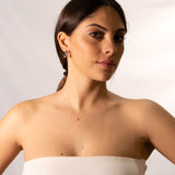 Orecchini cappio stilizzato