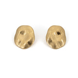 Orecchini martellati spazzolati