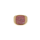Anello pietra rosa