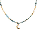 Girocollo pietrine e luna