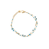 Bracciale pietrine doppio filo