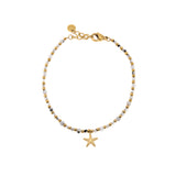 Bracciale pietrine e stella marina