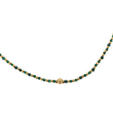 Steel choker with stones