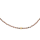 Steel choker with stones