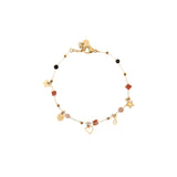 Bracciale pietrine e ciondolini