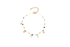Bracelet with stones and charms
