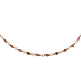 Girocollo pietrine e perle